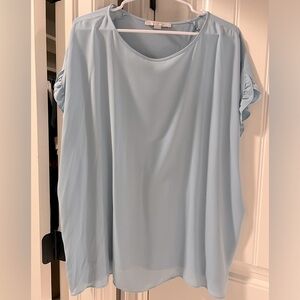 Loft Plus - Light Blue Blouse - Size 20/22 EUC